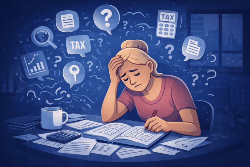DIY bookkeeping frustration